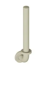 HEWI Reservepapierhalter Ser 801, matt, für 2 WC-Rollen reinweiß – Bild 2
