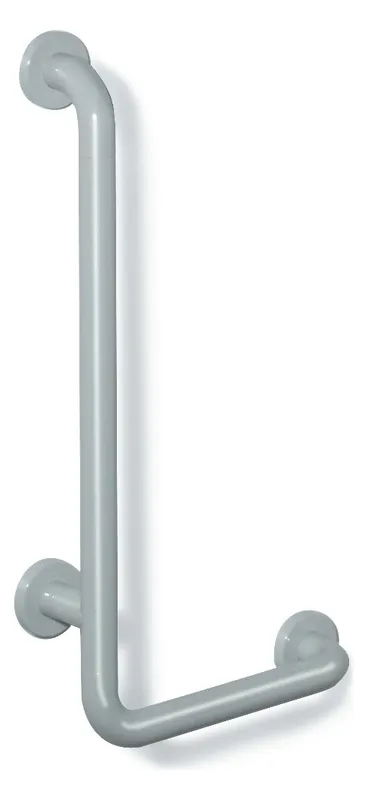 HEWI Winkelgriff Ser 801,d:33,Alu.-Kern, AM:600mm, W:300mm signalweiß
