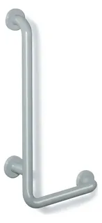 HEWI Winkelgriff Ser 801,d:33,Alu.-Kern, AM:600mm, W:300mm signalweiß
