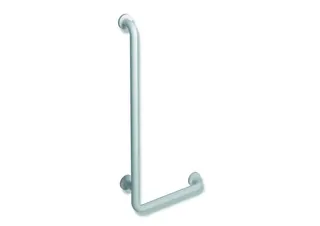 HEWI Winkelgriff Ser 801, d:33, AM:750mm, W:500mm signalweiß