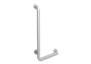 HEWI Winkelgriff Ser 801, d:33, AM:750mm, W:500mm signalweiß – Bild 2