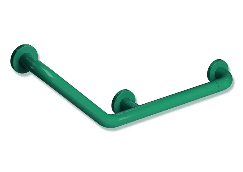 HEWI Winkelgriff Ser 801, d:33, 135 Gr Bogen aquablau