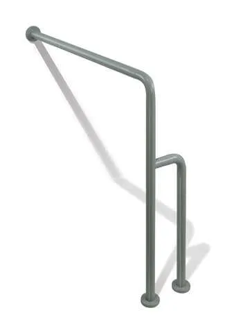 HEWI Boden-Wandstützgriff Ser 801, d:33, W1 AM1:var. reinweiß