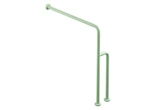 HEWI Boden-Wandstützgriff Ser 801, matt, d:33, W1:834mm, AM1:850mm reinweiß