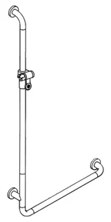 HEWI Winkelgriff m.Br.H.Stg. Ser 801, AM1:1250, W1:600 anthrazitgrau – Bild 3