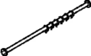 HEWI Vorhangstange Ser 801, d:33, Sonderanf. 400-1700mm signalweiß – Bild 4