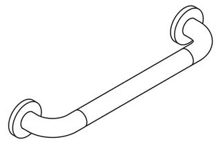 HEWI Haltegriff Ser 801 d:33, AM:400mm, BM211.2 umbra – Bild 4