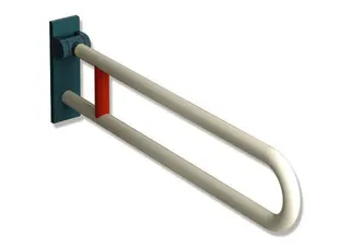 HEWI Stützklappgriff drehb. Ser 801, L:850mm, Stahlkern, Fb. 99/55/36 – Bild 2