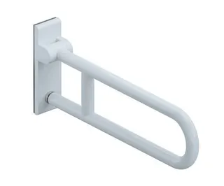 HEWI mobiler Stützklappgriff,drehbar, L:850mm signalweiß – Bild 3