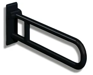 HEWI Stützklappgriff drehb. Ser 801, L:750mm, Stahlkern anthrazitgrau – Bild 2