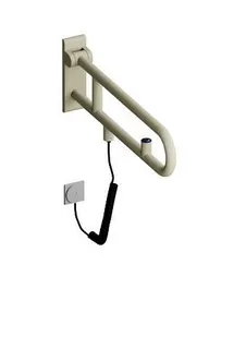 HEWI SK-Griff, drehb., matt, WC-Spülung, L:850mm reinweiß