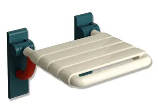 HEWI Klappsitz m.Gabelgelenk Ser 801, B:378, H:259, T:408, Fb. 99/55/36 – Bild 2
