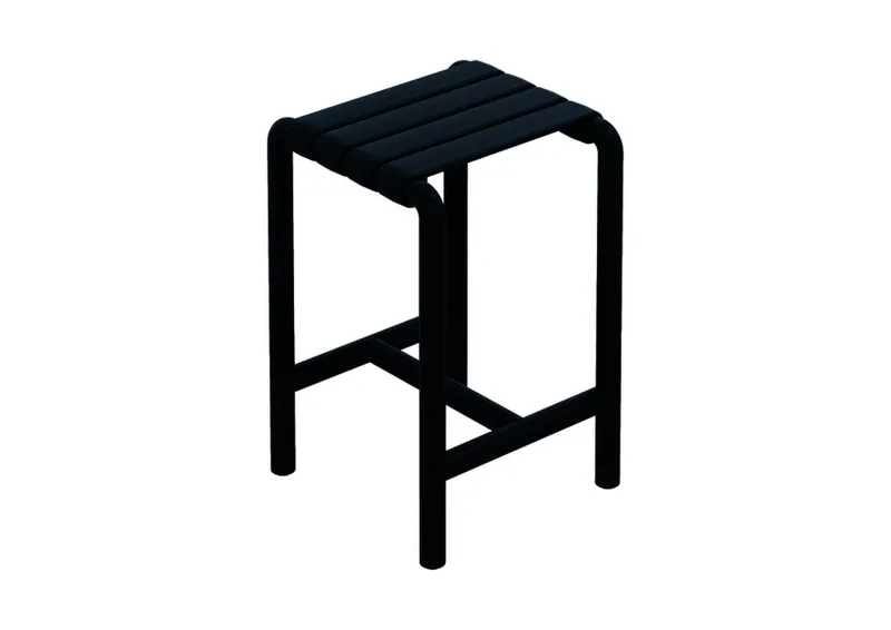 HEWI Hocker Ser 801, matt, B:345 mm, H:505 mm, T: 336 mm anthrazitg
