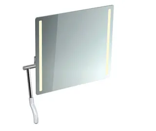 HEWI Kippspiegel Serie 802 LED basic, links signalweiß – Bild 3