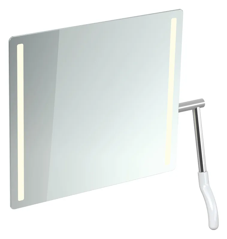 HEWI Kippspiegel Serie 802 LED basic, rechts signalweiß