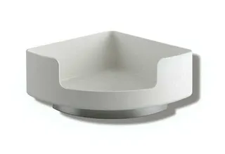 HEWI Eckablage Wandmontage, Halter chrom felsgrau