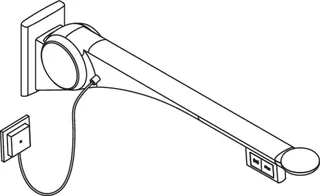 HEWI Stützklappgriff Premium,850 mm, links Spül/FT(E-Ausf.) weiß hochgl.- weiß matt – Bild 5