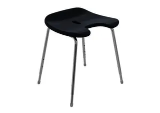 HEWI Duschhocker Basic Beine verchromt anthrazitgrau – Bild 2