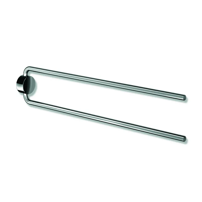 HEWI HH Sys 815 zweiarmig, 425mm, schwenkbar, Chrom, Klebebefestigung
