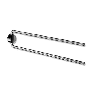 HEWI HH Sys 815 zweiarmig, 425mm, schwenkbar, Chrom, Klebebefestigung – Bild 3