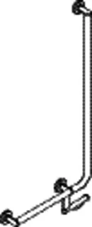 HEWI Winkelgriff, d:30, PRH, A1:1000, W1:500, links, chrom – Bild 4