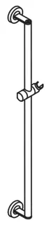 HEWI Brausehalterstange, d:25, L:900, pulverbeschichtet schw tiefmatt – Bild 4