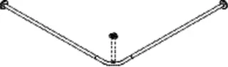 HEWI VH-Stange, d:25,A1/A2=1187, 24 Ringe, plvb schw tiefmatt – Bild 4