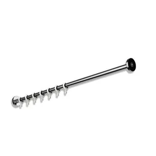 HEWI VH-Stange, d:25, L:2000, 20 Ringe, chrom – Bild 2
