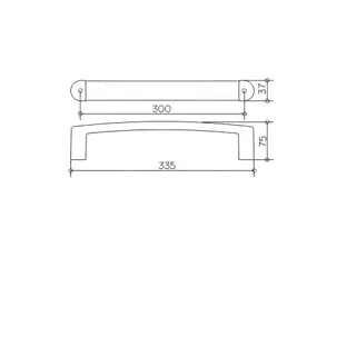 Keuco Elegance Haltegriff neu 300 mm chrom – Bild 2