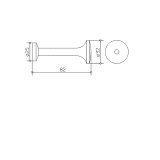 Keuco Elegance Bademantelhaken neu 82 mm chrom – Bild 2