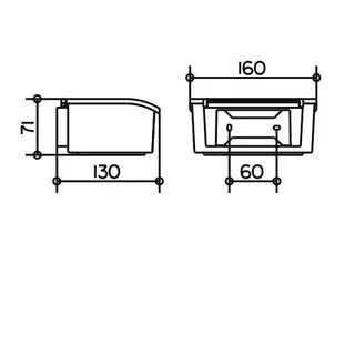 Keuco Elegance Feuchtpapierbox chrom – Bild 2
