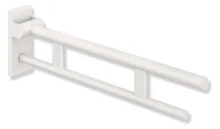 HEWI Stützklappgriff Duo (A), L:850mm, plvb weiß tiefmatt – Bild 2