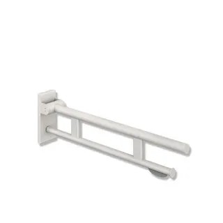 HEWI Stützklappgriff Duo (A), PRH, L:850mm, plvb weiß tiefmatt – Bild 3