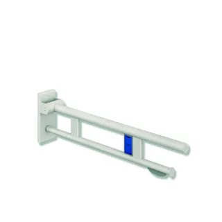 HEWI SK-Griff Duo (A), re, PRH, 850, WC-Spül(Funk), plvb weiß tiefmatt