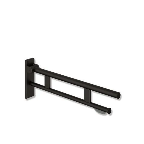 HEWI SK-Griff Duo (B), PRH, L:700, pulverbeschichtet dgrau tiefmatt