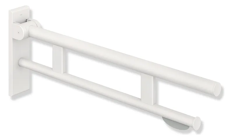 HEWI SK-Griff Duo (B), PRH, L:850, pulverbeschichtet weiß tiefmatt