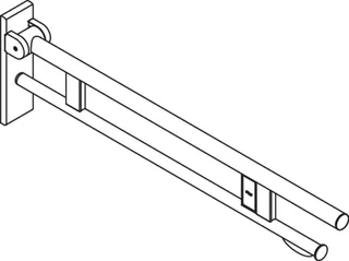 HEWI SK-Griff Duo (B), links, PRH, 900, (Funk),plvb weiß tiefmatt – Bild 5