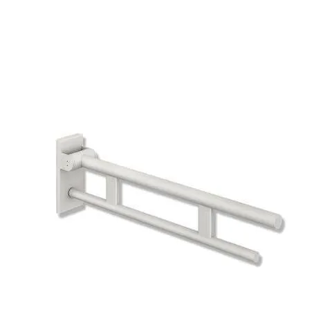 HEWI mob. SK-Griff Duo (A), L:700, pulverbeschichtet weiß tiefmatt