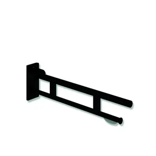 HEWI mob. SK-Griff Duo (A), PRH, L:850, pulverbeschichtet schw tiefmatt