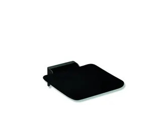HEWI Klappsitz, 350x415mm, plvb, Sitzf. Kst. dgrau tiefmatt – Bild 2
