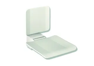 HEWI Klappsitz, 450x650, BS, plvb, Sitzf. Kst. weiß tiefmatt – Bild 2
