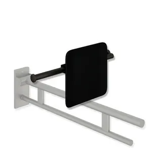 HEWI Rückenst., Sys 900, T:150, links Wand, rechts SK-Griff (A),plvb dgrau tiefmatt – Bild 3