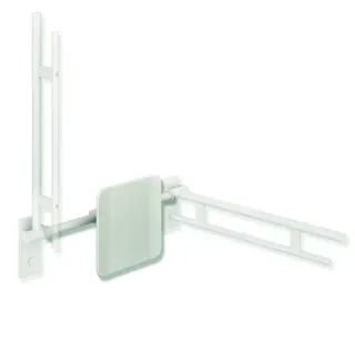 HEWI Rückenstütze (BS), Sys 900, auf SK- Griff (A),T:150, plvb weiß tiefmatt – Bild 2