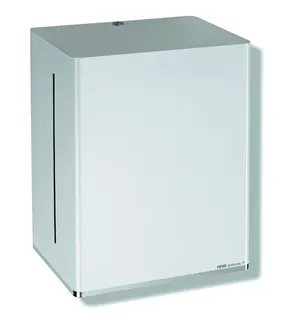 HEWI SENSORIC Papierrollensp. elektr., Edelstahl, weiß beschichtet