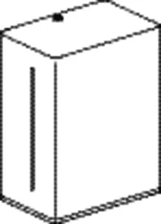 HEWI SENSORIC Papierrollensp. elektr., Edelstahl, weiß beschichtet – Bild 4