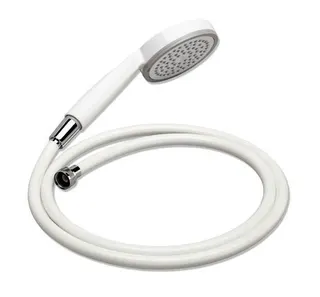 HEWI Handbrause,1Strahl,Weiß Brauseschlauch, L=1600, Weiß – Bild 2