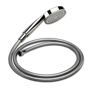 HEWI Handbrause,1Strahl,Chrom Brauseschlauch, L=1600, Silber – Bild 2