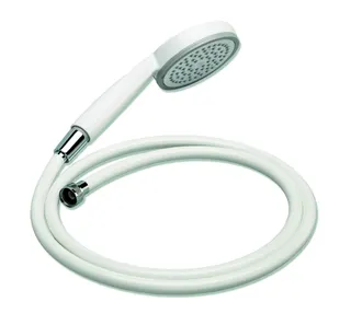 HEWI Handbrause,1Strahl,Weiß Brauseschlauch, L=2000, Weiß – Bild 2