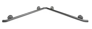 HEWI Dusch-Wannenhdl.,W1:762mm,W2:762mm, d:33mm, Kst., chromoptisch beschichtet – Bild 2