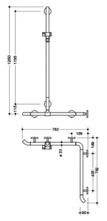 HEWI DUHA m.Br.H.St., AM1:1250 W1/2:762, Br.H. in 98, Kst., chromoptisch besch. – Bild 5